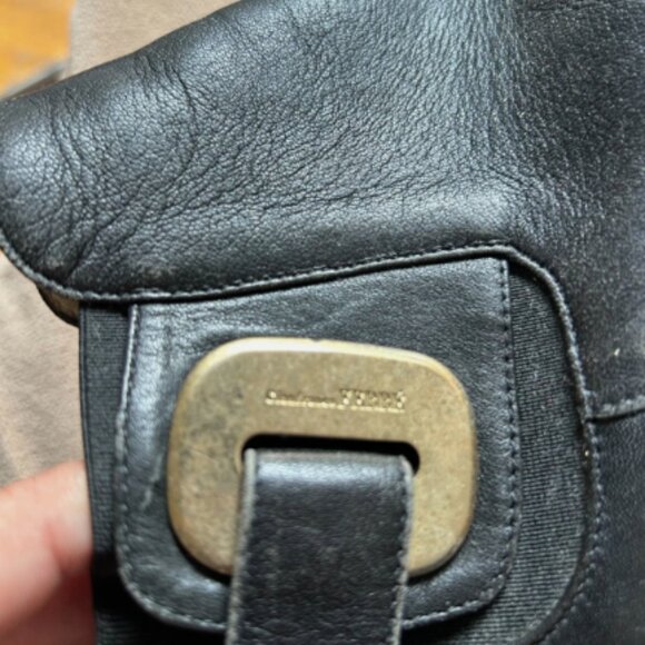 Gianfranco Ferre Ankle Boots Vintage Womens 8 Black Leather - Picture 6 of 7